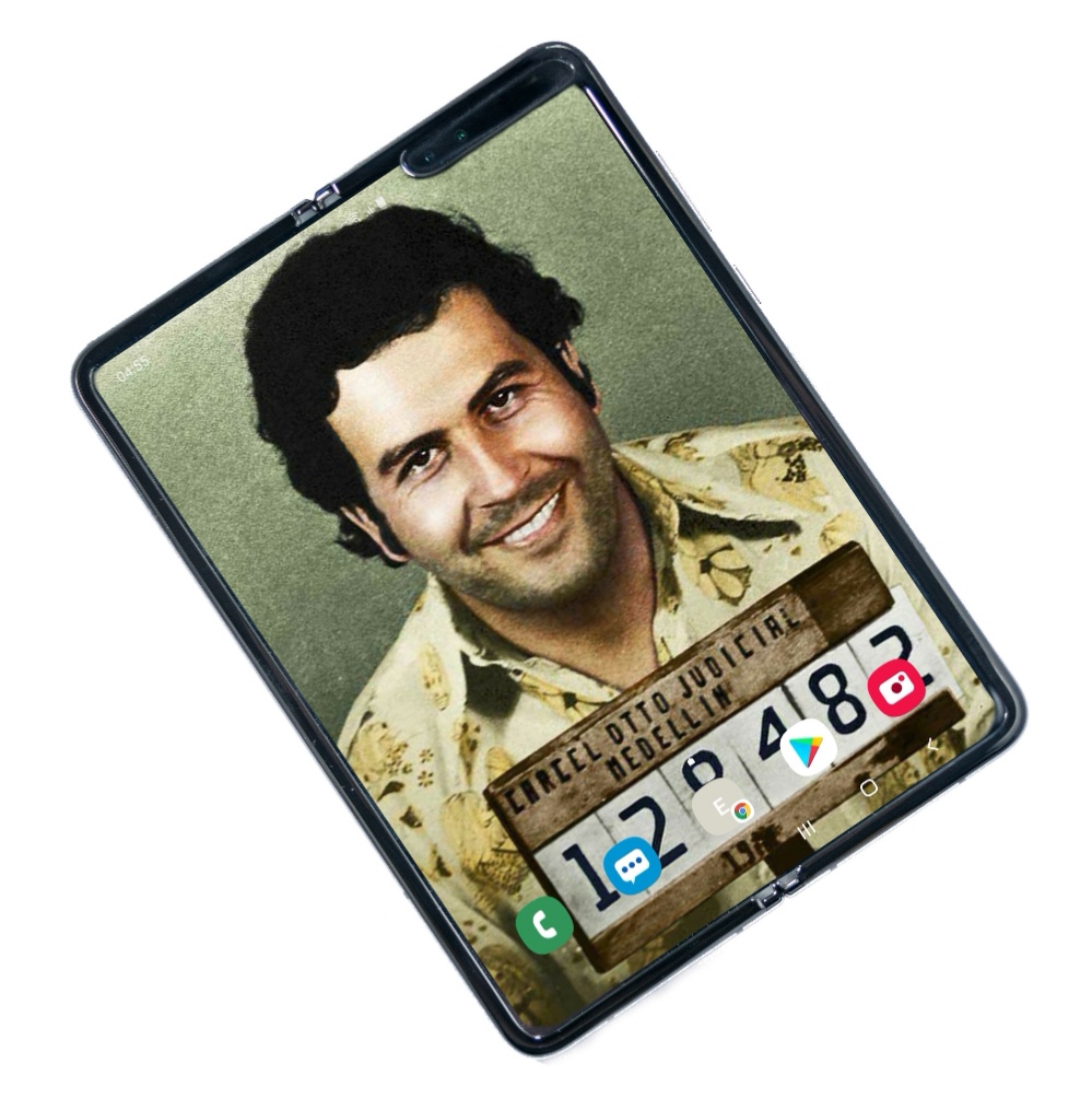 pablo escobar flip phone