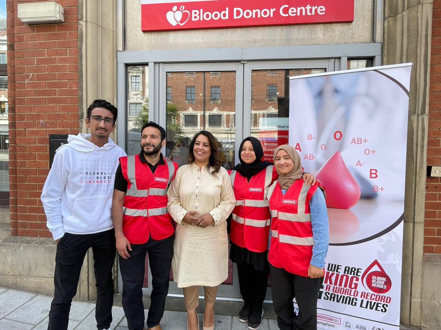 Hundreds of British Volunteers Joined #GlobalBloodHeroes Day to Save ...